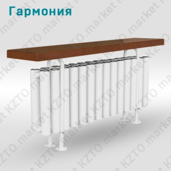 Радиатор скамья KZTO Завалинка Гармония 2-300-15 RAL9016